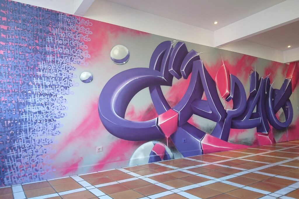 Fresque 3D Hôtel Capao, Agde